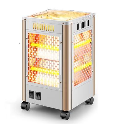 China Household New Design 2200W Quartz Element Electric Heater Heating Infrared Part With BBQ Function 5 Faces for sale