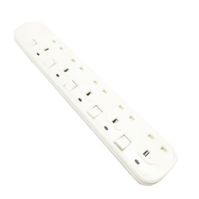 China Power Strip Extension Socket Adapter Panel Residential/General Purpose USB BS UK English Outlet GCC Approved Gmark New Design ABS/PC Copper Cable for sale