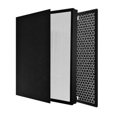 China Air Filtration Replacement Filter For Panasonic 35C 55C Activated Carbon HEPA Filter for sale