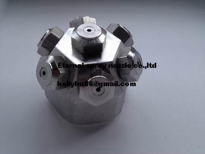 China 7N fogjet spray nozzle with atomizing cap for sale