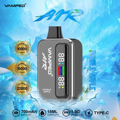 China 25000 Puffs Vamped air Custom OEM 12000 15000 25000 Digital LCD Screen Display Disposable Vape for sale