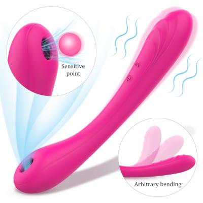 China 9 Modes Vibration * 9 Modes Suction S-hande Silicone Breasts, Clitoral Sucker Vibration and G-spot Stimulation Women Breasts, Clitoral Sex Toys Sucking Vibrator for sale