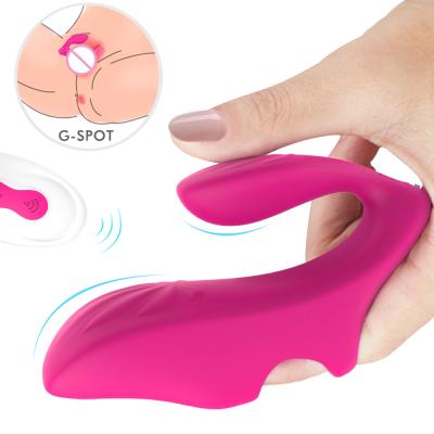 China 2*9 modes mini vibration S-hande usb silicone finger vibrators sex toys for women clitoris g spot stimulator finger vibrator massage for sale