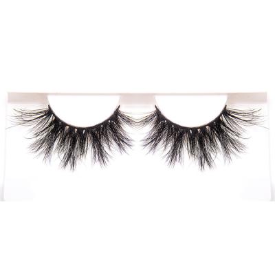 China Wholesale Good Quality Short Eyelash 25Mm 5D Mink Eyelashes From Soft.natural China Factory for sale