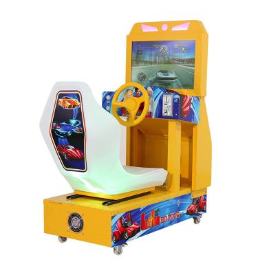 China Plastic+metal 22 Inch Lcd Coin Operated Video Arcade Outrun Electronics Kids Racing Car Children Games Machine for sale