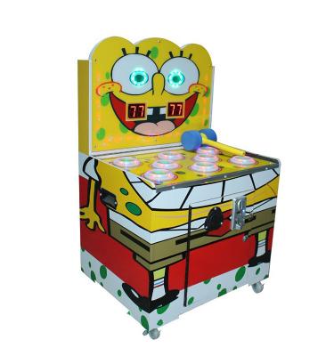 China Metal+acrylic+plastic Children's Percussion Game Machine Coin Operated Kids Knocking Hammer Children Machine Games for sale