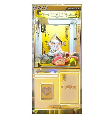 China Amusement Park Game Machine Toy Vending Arcade Claw Crane Machine Plastic Cheap Coin Operated Claw Machine With Bill Acceptor for sale