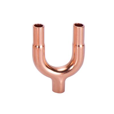 China User industrial good reputation for plumbing fittings y shape copper fitting/y side fitting/y pipe tee for sale