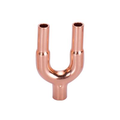 China Industrial hot sale for y branch pipe fitting /y/copper type y air conditioning tee for sale