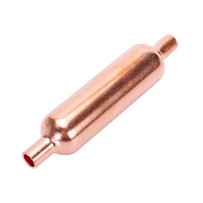 China Industrial Price Sheet For AC Use Exhaust Muffler Air Conditioner Muffler / Copper Air Conditioning Dryer Filter for sale