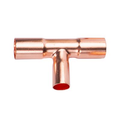 China China industrial high quality copper 3 way reducing tee, pipe fittings, cylinder head factory for sale for sale