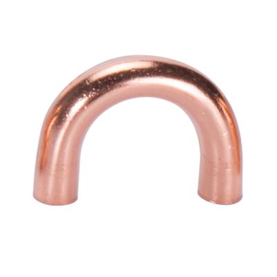 China China Industrial Copper Pipe Fittings U Bend , 180 Degree Copper Elbow Pipe Fittings for sale