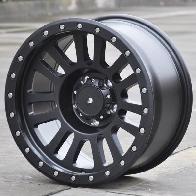 China Off Road Wheel Rims Black Matter Deep Plate 17