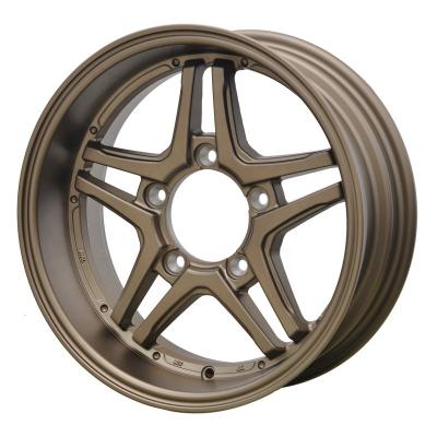 China ALLOY 16 Deep Plate Bronze 5H139.7 Inch For Suzuki Offroad Jimny 4*4 5 Spoke Split Alloy Wheel Hub for sale