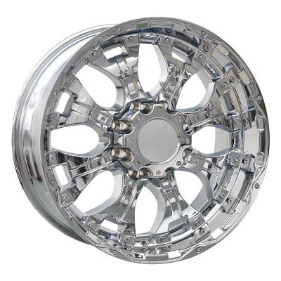 China ALLOY Chrome Plated Wheels Caravanning Wheels 20 Inch Big Load Alloy Rims for sale