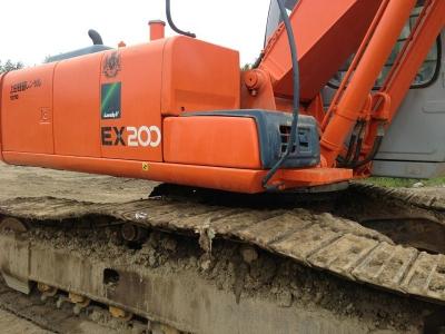 China Japanese Used Hitachi Excavators EX200 - 5 No Oil Leak With Original Turbo for sale