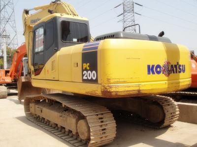 Cina 0,8 ore di KOMATSU PC200 3200h degli escavatori della seconda mano di capacità del secchio di CBM in vendita