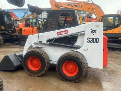 China Used Bobcat S300 Mini Skid Steer Loader, Second Hand Bobcat Skid Loader 1m³ 60KW zu verkaufen