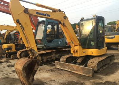 China Japan original used midi excavator komatsu pc55mr-2 excavator with balde for sale