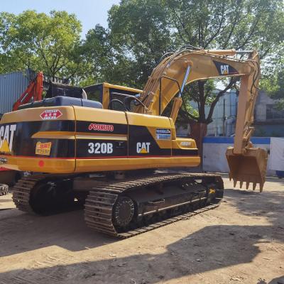 China Excavadora de segunda mão original CAT 320B, Caterpillar Usada Excavadora de 20 toneladas com motor CAT 3066T à venda