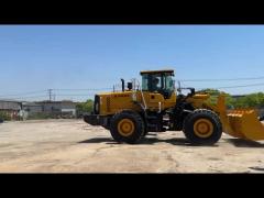 Used SDLG LG956L Second Hand Front End Wheel Loader With 2.5-4.5 m3 Bucket Capacity