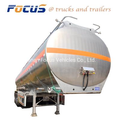 China 3 Axles Aluminum Fuel/Diesel/Petrol Tank/Tanker Truck Semi Trailer from 's Leading for sale