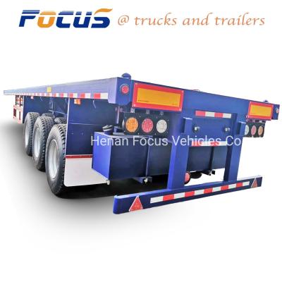 China New Truck Trailer Tri Axles 40FT Semi Trailer for Sale for sale