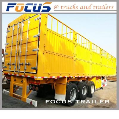 China Sugar Cane/Tree Seedlings Transport Fence Semi-Trailer for sale