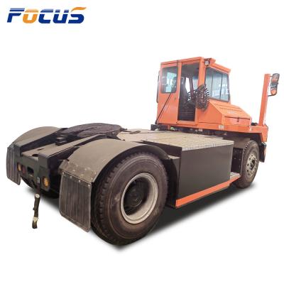 China Automatic Transmission Diesel Fifth-Wheel Terminal Tractor with Alternative Electric Motor for sale