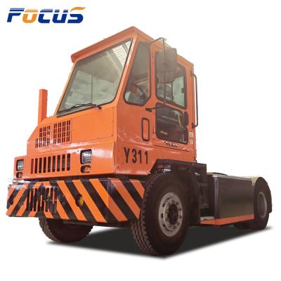 China 11.00r22.5 Tires Hydraulic Automatic Focus 6/10 Wheels Terminal Tractor for Operations for sale