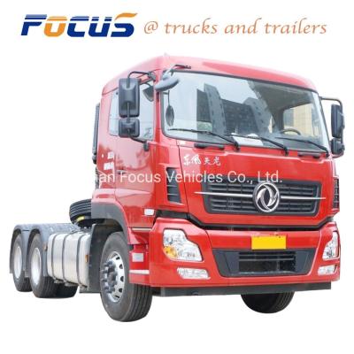 China Cheap Price 4X2 6*4 New and Used Dongfeng Lorry Tractor Truck to Haul Oil Fuel Tank Trailer for sale