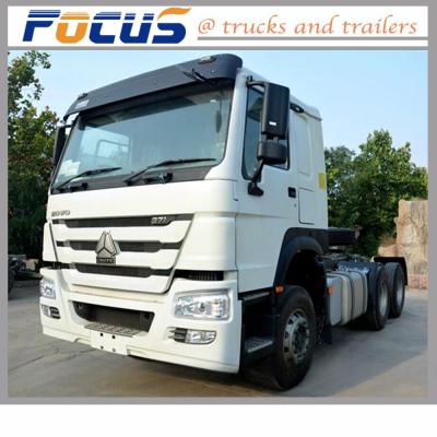 China Sri Lanka Market Double Axles Tractor Truck Euro 2 Emission Front Axle Hf7 Drum Type for sale