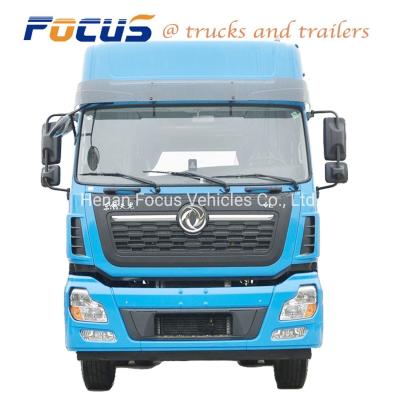 China New and Second Hand High Top Dongfeng Manual Transmission Tractor Trailer Head Tractor Truck for sale