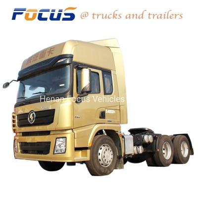 China Zf Steering Shacman 12 Speed Fast Transmission 10 Wheels Prime Mover for Heavy Hauling for sale