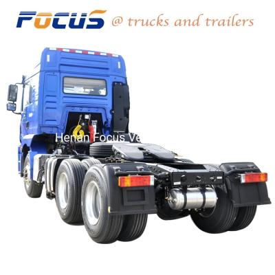 China Low Price Shacman 6X4 430HP Heavy Tanker Trailer Truck Head, Prime Mover for Dangerous Chemicals for sale