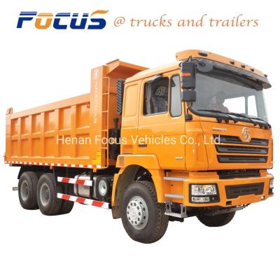 China Shacman 6X4 8X4 375HP Unloading Tipping Dump Truck with Good Aftersale Service in Zambia for sale