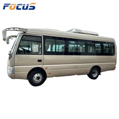 China Left Hand Drive 23 Seat Diesel Brand New Toyota Coaster appearance Mini Bus for Sale for sale