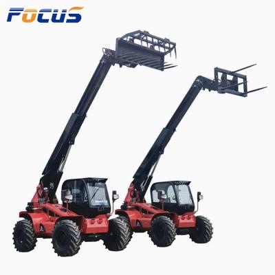 China Hot Building Construction Equipment Telehandler Forklift 3tons 7m 4.5ton 18m 4ton 14m Telescopic Handler Forklift Exported From China  for sale