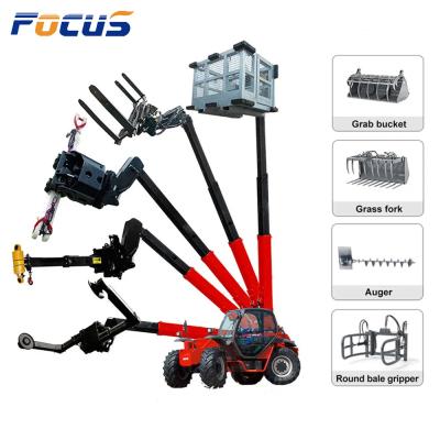 China Brand New Telehandler 3 Ton 7m Farmer and Agriculture Equipment From China Factory Telescope Truck  for sale