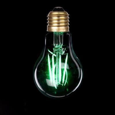 China Hot Sales Glass Colorful LED Bulb C35 G45 A60 Led Filament Bulb RGB Led 2w 4w 6w 8w for sale