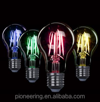 China Lighting Color Filament Lamp Indoor C35 Glass Cover Mirror Led Bulb With RGB Light for sale