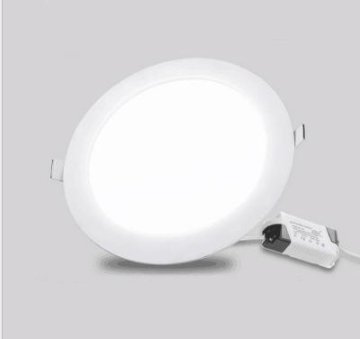 China PS/PET/ALU LED downlight ceiling recessed mounted 3W 6W 9W 12W 18W 24W round square led panel light for sale