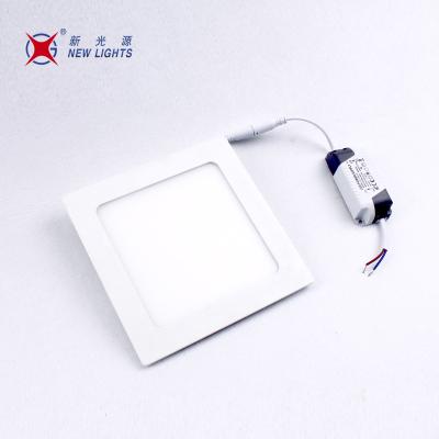 China Commercial Ultra Thin Down Lighting Lights 6W 9W 12W 18W House / Square Led Panel Light for sale