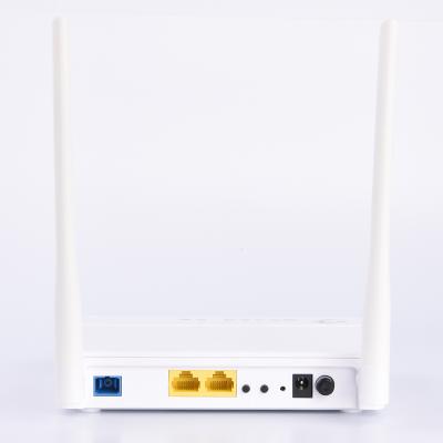 China FTTH FTTB FTTX Network 2 1Ge+1Fe+Wifi Epon Gpon ONU Wifi ONT Port 2 Modem Fiber Optic Network Router 300Mbps Xpon ONU for sale