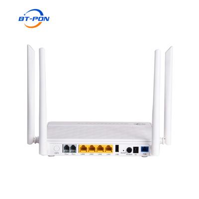 China FTTH BT-761XR ftth modem xpon 4GE onu 4GE+2VOIP+2.4G/5.8G WLAN+1USB for sale