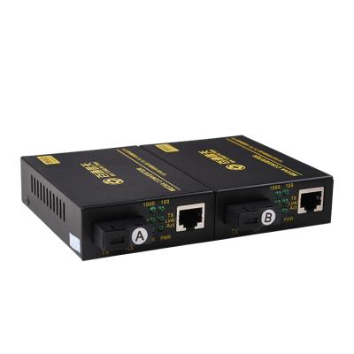 China GE BT-PON GE Single Mode Single Mode Fiber Optic Fiber Media Converter Fast Fiber Ethernet Media Converter for sale