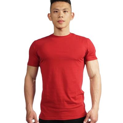 China Pure Sleeve Men's Pure Cotton Slim Edge Cotton Solid Color Sportswear Training Running Casual T-Shirt Customized Parride Shorts for sale