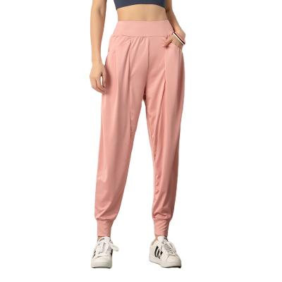 China Wholesale Custom French Terry Sweatpants Women Anti-Wrinkle Quick Dry Sweatpants And Breathable Gym Recreational Training Sweatpants for sale