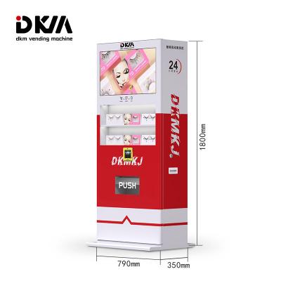 China SDK Dkmvending Automatic Cosmetics Vending Machine Eyeshadow Palete Lash Touch Screen for Bundles Hair and Lash Vending Machine for sale