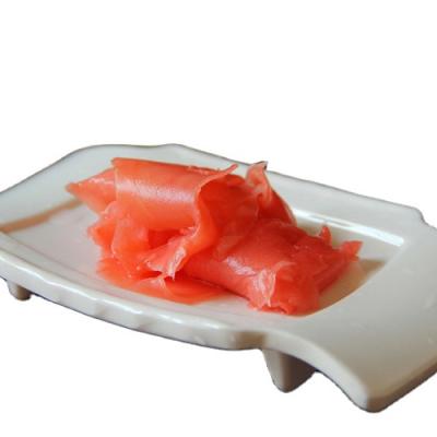 China PRESERVED China Supplier Preserved Peeled White Pink Slides Pickled Ginger For Sushi for sale